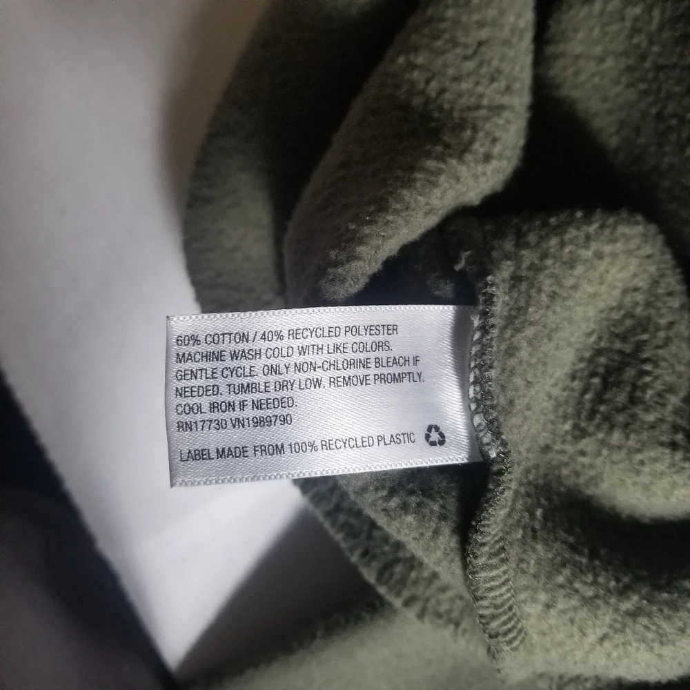 WILD FABLE OLIVE CROPPED HOODIE SIZE MEDIUM - Picture 4 of 10